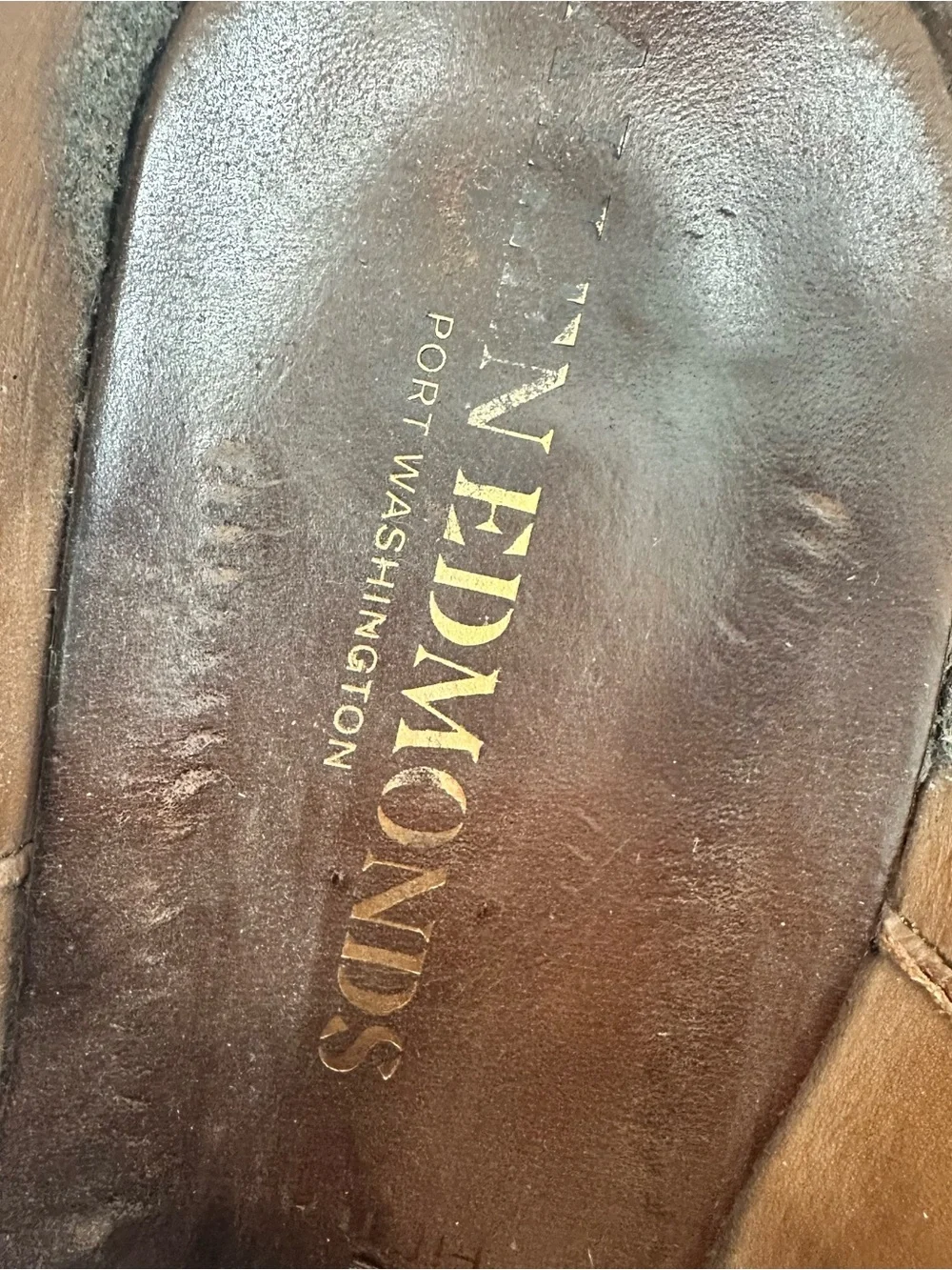 Allen Edmonds Port Washington Men Size 10.5 EEE Oxford Dress Shoes Black Leather